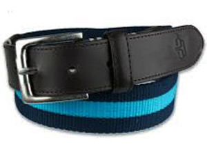 Web leather belt by devanet